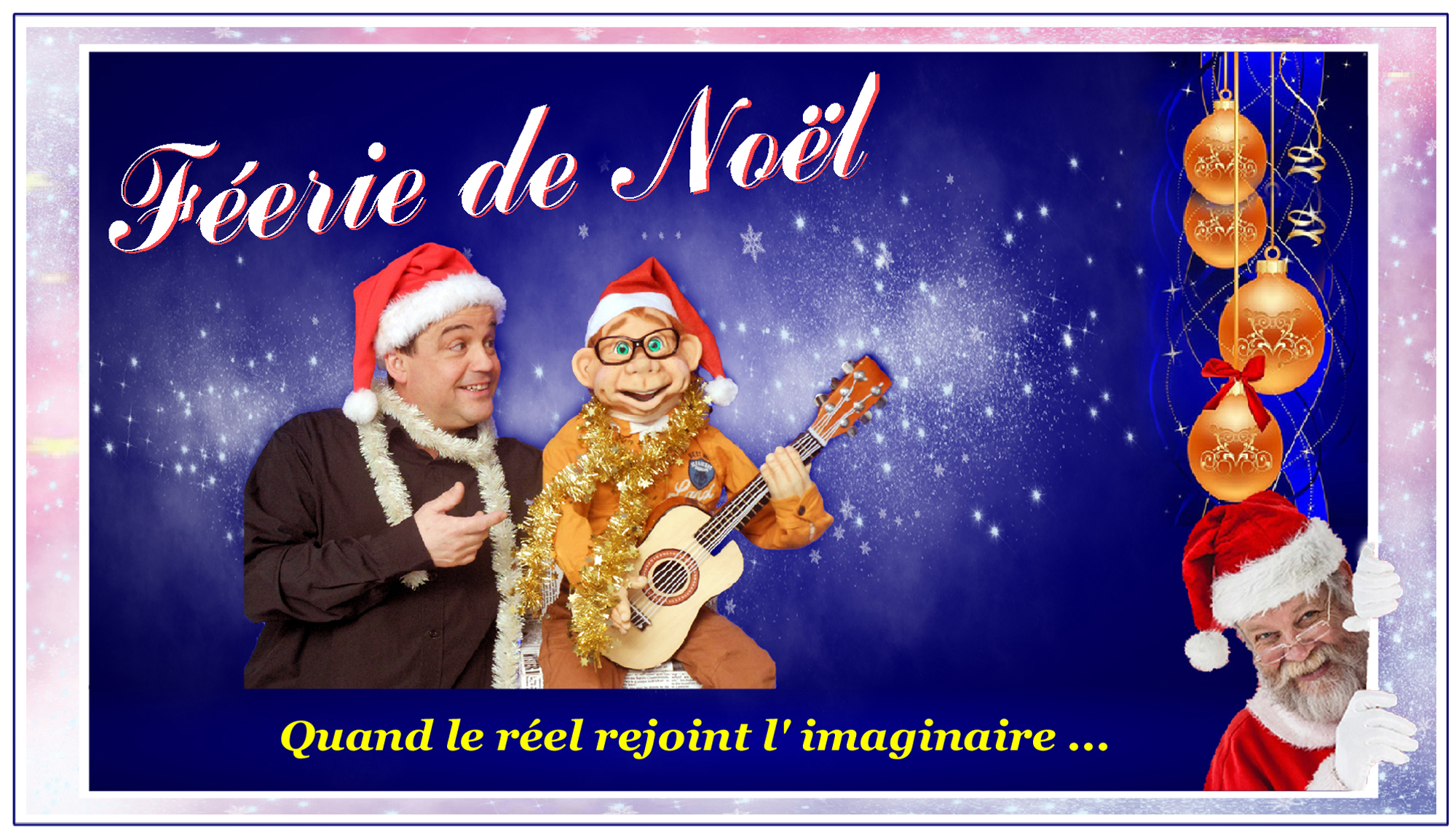 La magie de Noël avec Bibi - schott artiste ventriloque, magicien, humoriste, pour toute la famille
