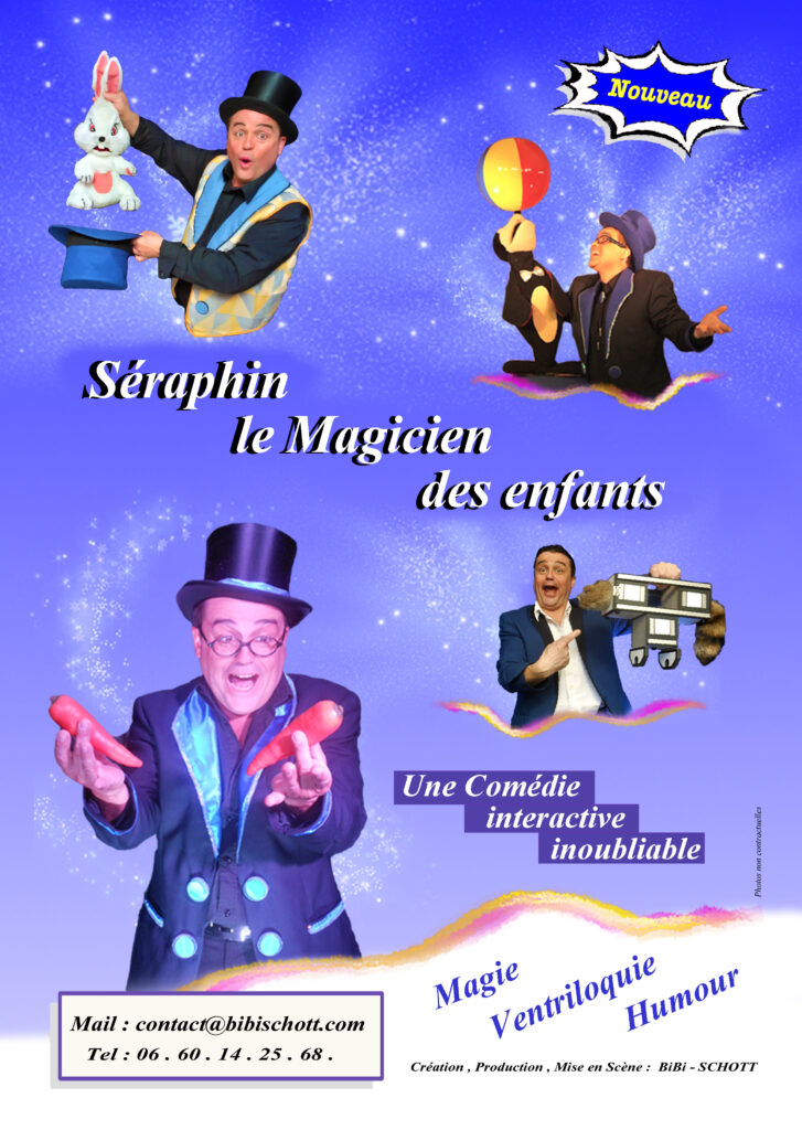 une aventure interactive avec séraphin le magicien des enfants