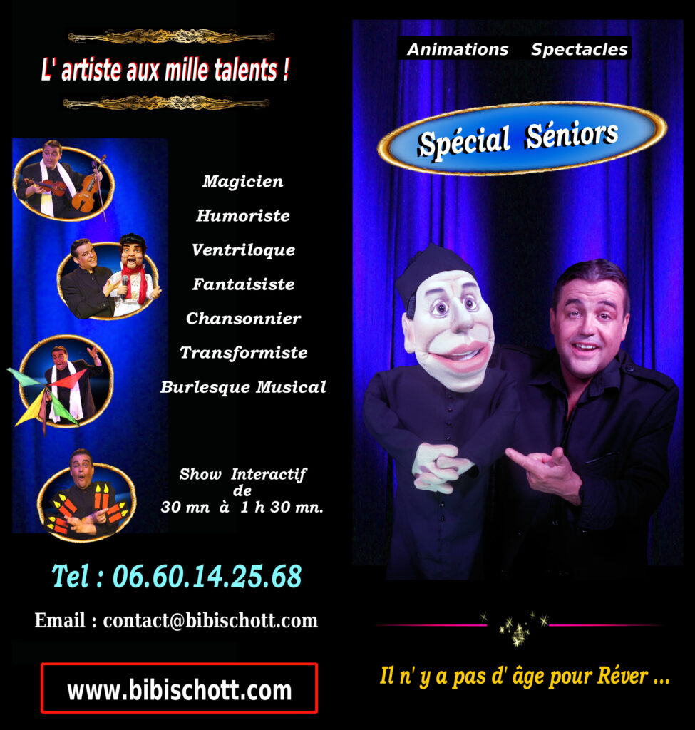 animations spectacles spécial séniors présenté par BiBi - SCHOTT