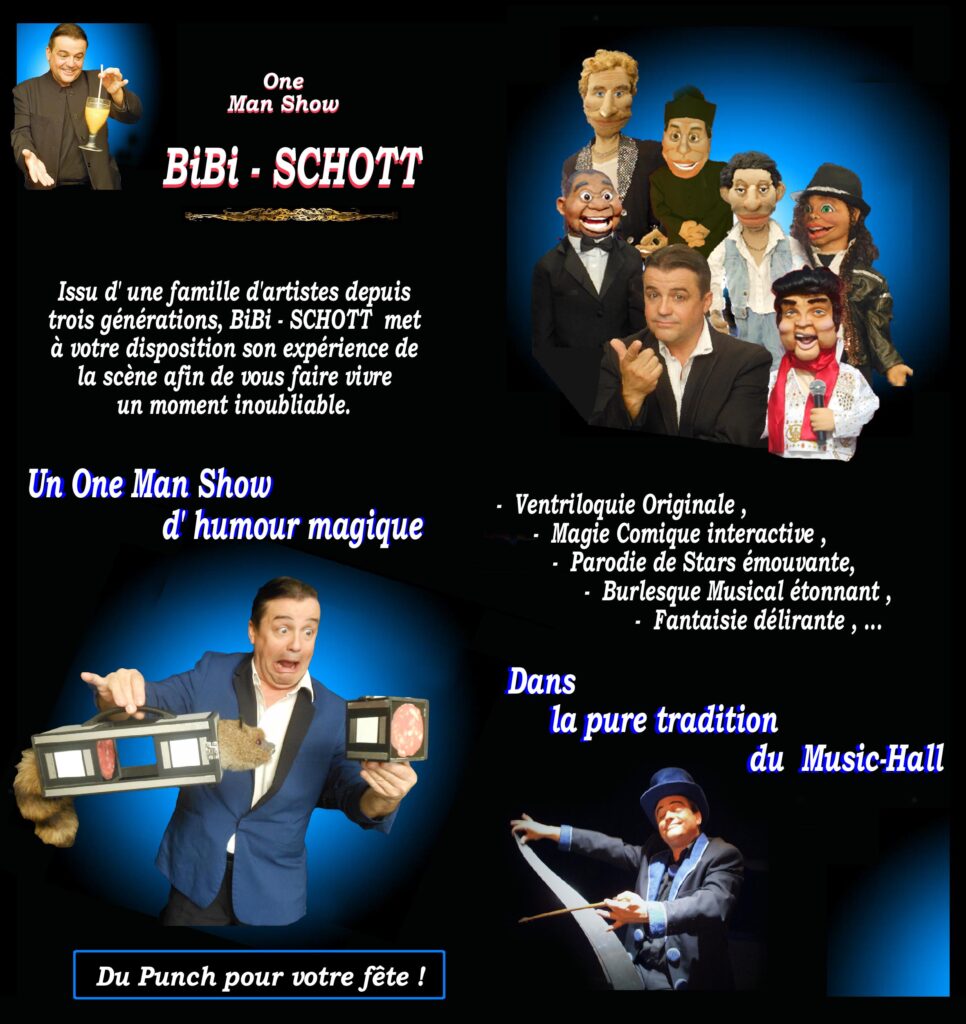 One man show pour les séniors dans la pure tradition du Music-Hall
Merci BiBi - SCHOTT