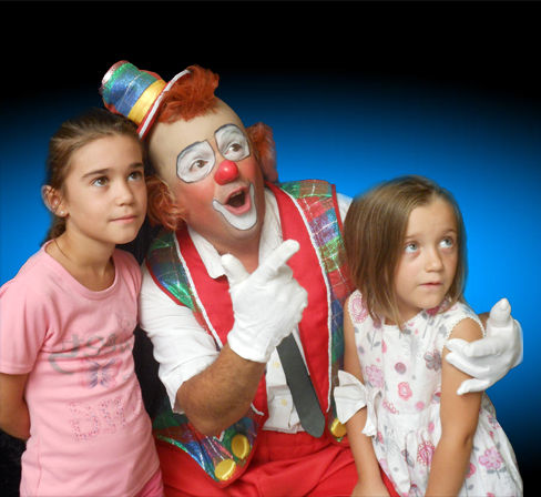 Bibi-schott  le clown Patoche l'ami des enfants, magicien, ventriloque, musicien burlesque,