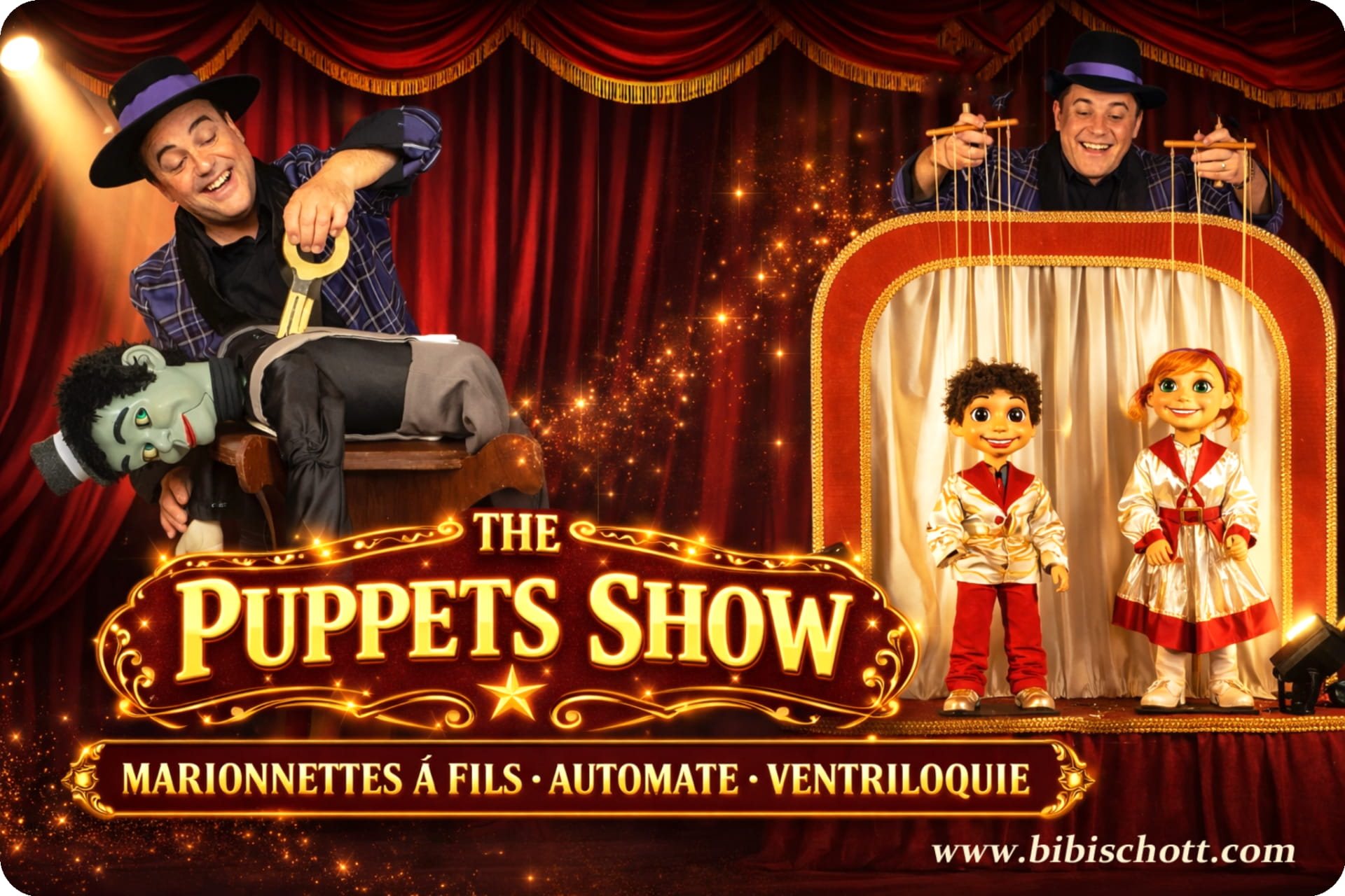 BiBi - SCHOTT, Magicien , Ventriloque, spectacle pour enfants, homme-orchestre, animation musicale pour séniors, humour,